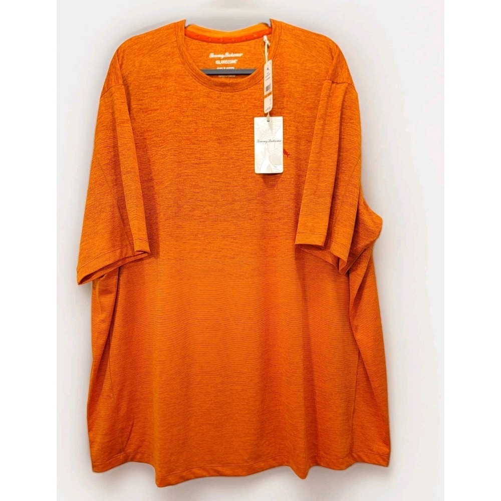 Tommy Bahama Bajana Orange Island Zone‎ Short Sleeve Crew Tee Men 3XL NWT $99